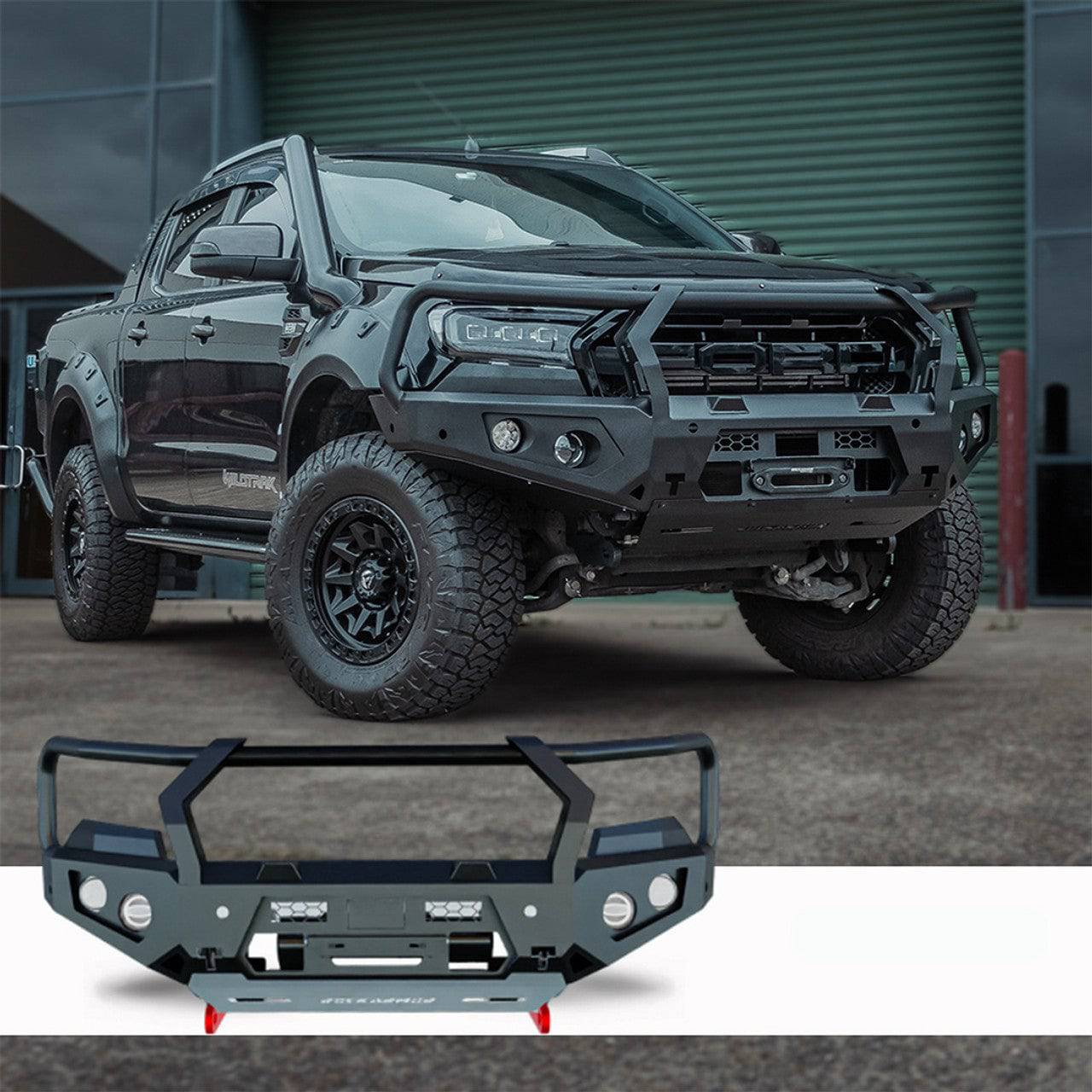 Rockarmor GT Steel Hoop Bullbar - Ford Ranger PX2 & 3