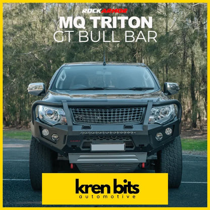 Rockarmor Gt Hoop Bullbar Combo Pack - Mitsubishi Mq Triton Winch Bar Combo