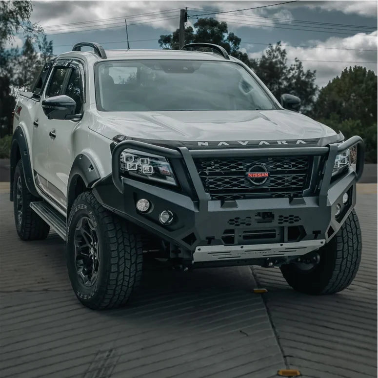 Rockarmor Gt Hoop Bullbar Combo Pack - Nissan Navara D23 Np300 2015 To Current