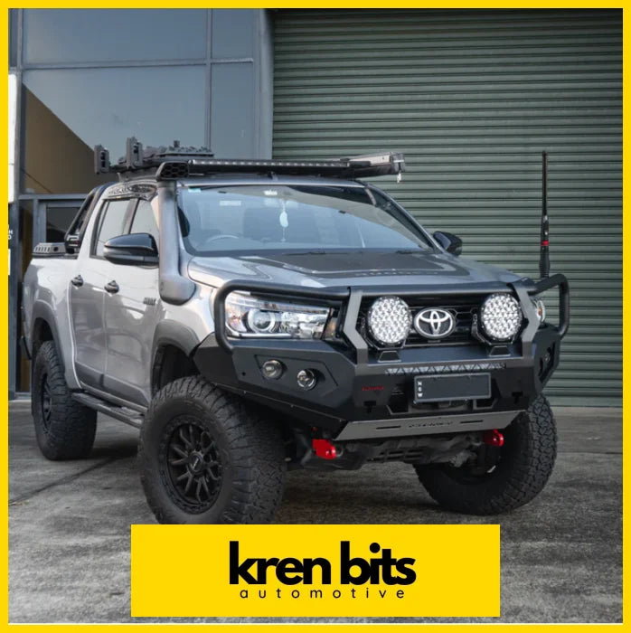 Rockarmor Gt Hoop Bullbar Combo Pack To Suit Toyota Hilux 2012-2015 Winch Bar Combo