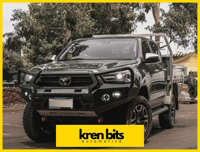 Rockarmor Gt Hoop Bullbar Combo Pack To Suit Toyota Hilux 2020 + Winch Bar Combo