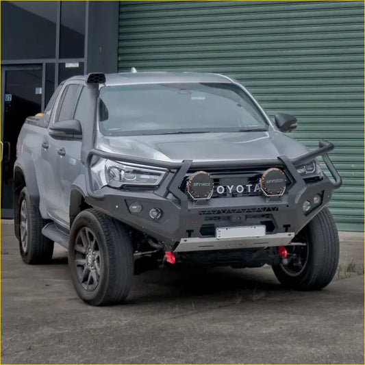 Rockarmor Gt Hoop Bullbar Combo Pack - Toyota Hilux Widebody 2022+ - Winch Bar
