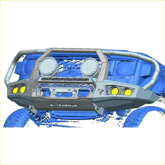 Rockarmor GT Hoop Bullbar Landcruiser 79 Facelift 23+ Circle Headlight