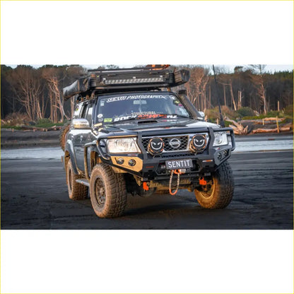 Rockarmor GT Hoop Nissan Patrol GU4 Bullbar Combo