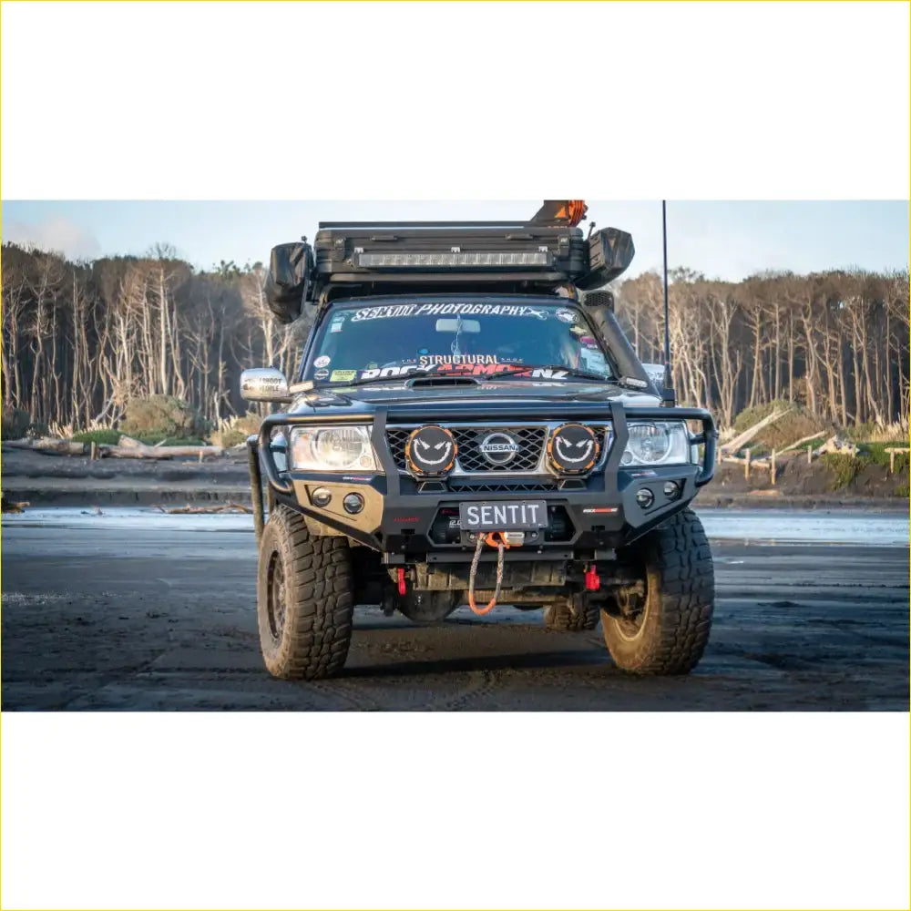 Rockarmor GT Hoop Nissan Patrol GU4 Bullbar Combo