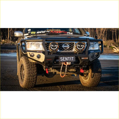 Rockarmor GT Hoop Nissan Patrol GU4 Bullbar Combo