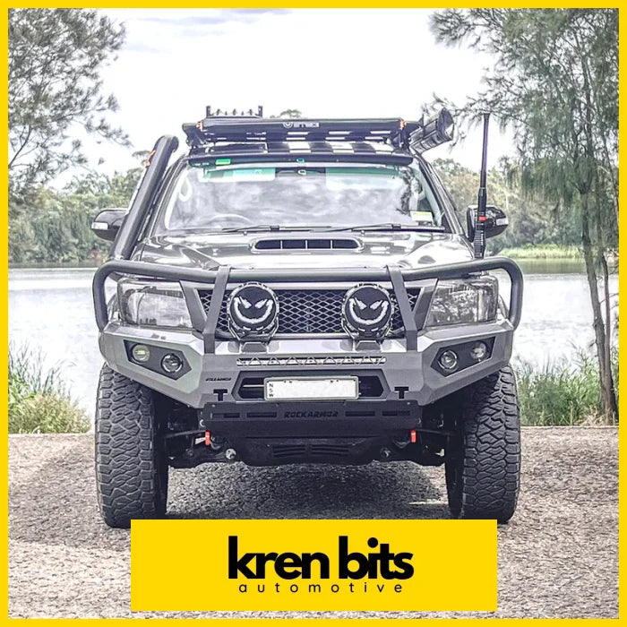 Rockarmor Gt Hoop Steel Bullbar To Suit Toyota Hilux 2012-2015 Winch Bar