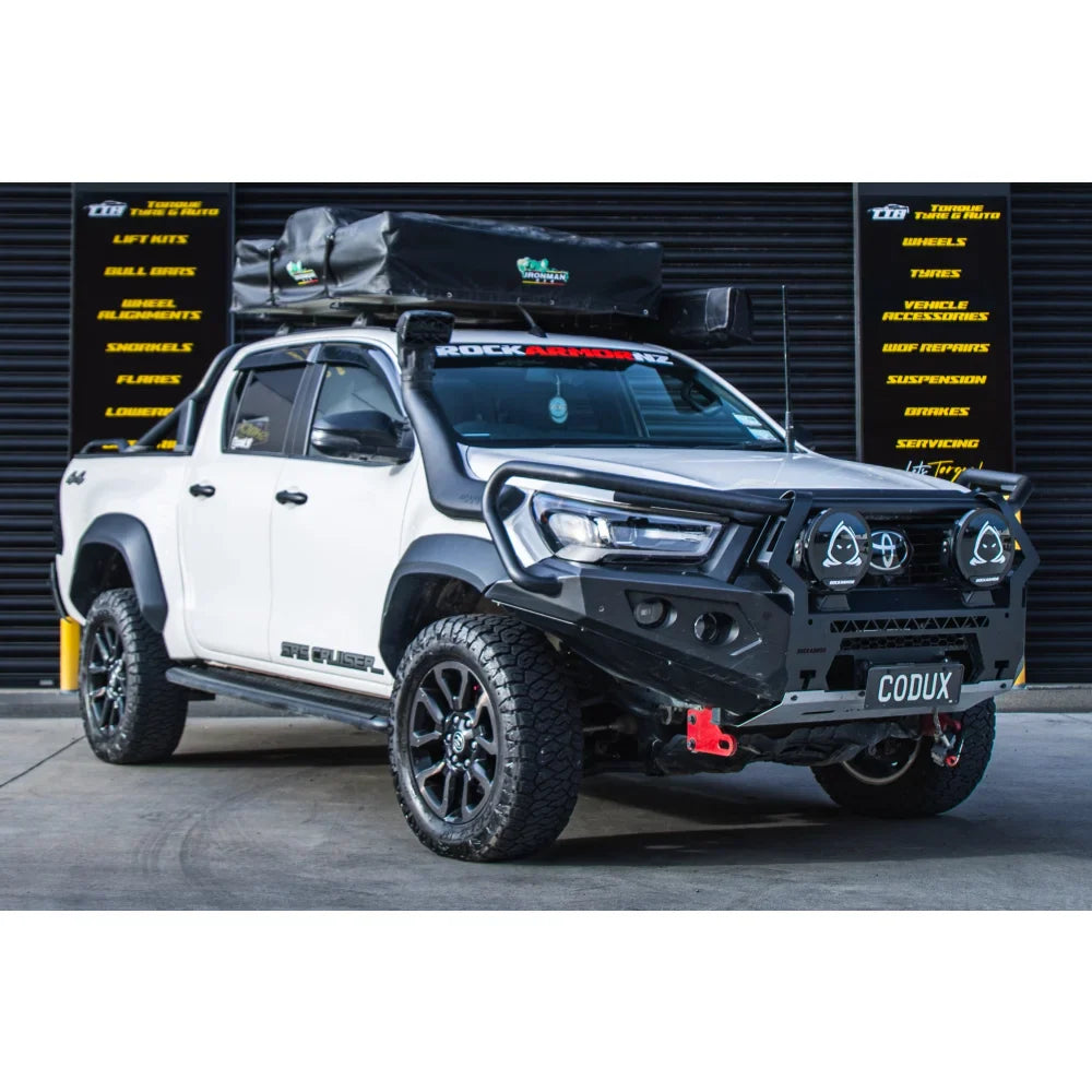 Rockarmor Gt Hoop Steel Bullbar - Toyota Hilux 2022 + Widebody - Winch Bar