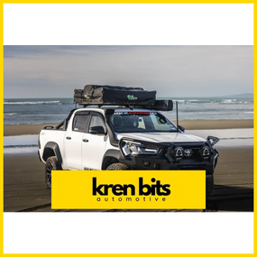 Rockarmor Gt Hoop Steel Bullbar - Toyota Hilux 2024 Widebody Winch Bar