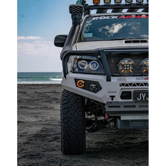 Rockarmor Gt Hoop Steel Bullbar - Toyota Hilux N70 2005-2011 - Winch Bar