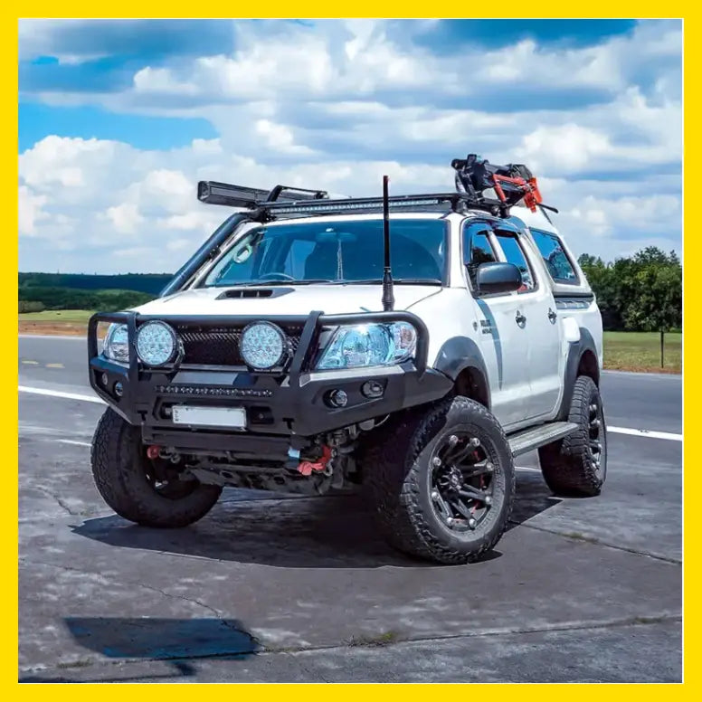 Rockarmor Gt Hoop Steel Bullbar - Toyota Hilux N70 2005-2011 - Winch Bar