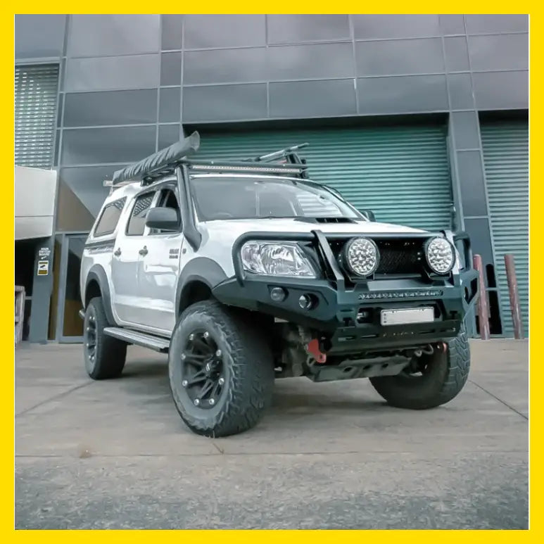 Rockarmor Gt Hoop Steel Bullbar - Toyota Hilux N70 2005-2011 - Winch Bar
