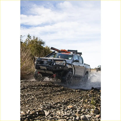 Rockarmor Gt Hoop Steel Bullbar - Toyota Hilux N80 2015 -2020 - Winch Bar