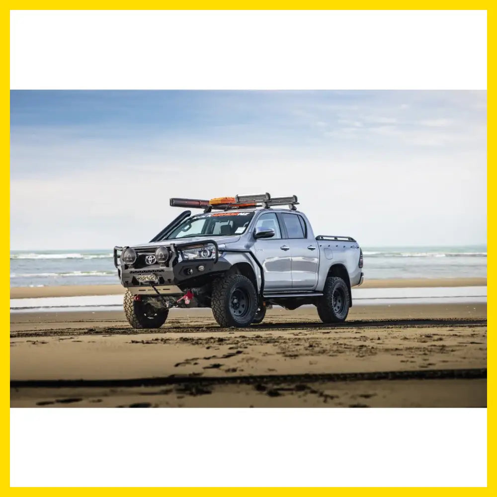 Rockarmor Gt Hoop Steel Bullbar - Toyota Hilux N80 2015 -2020 - Winch Bar