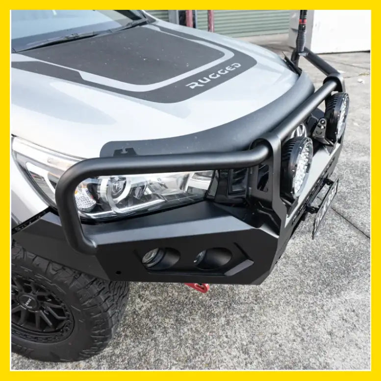 Rockarmor Gt Hoop Steel Bullbar - Toyota Hilux N80 2015 -2020 - Winch Bar