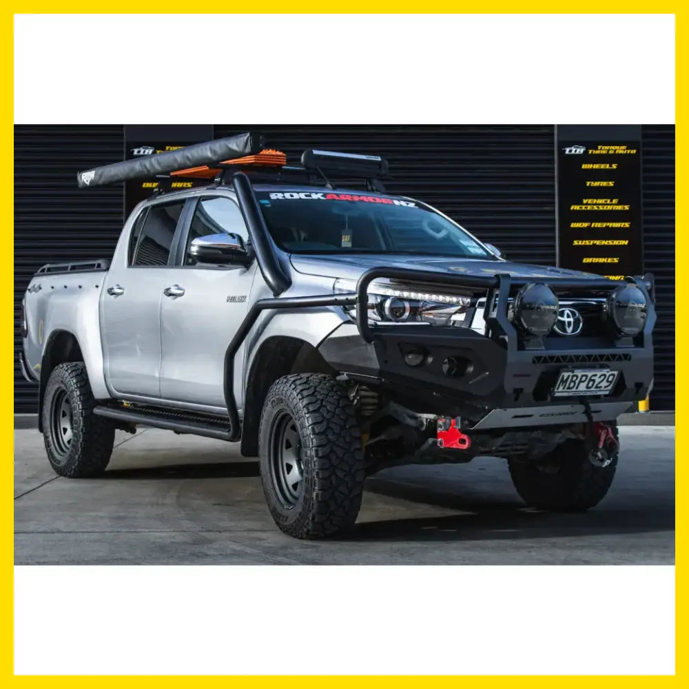 Rockarmor Gt Hoop Steel Bullbar - Toyota Hilux N80 2015 -2020 - Winch Bar