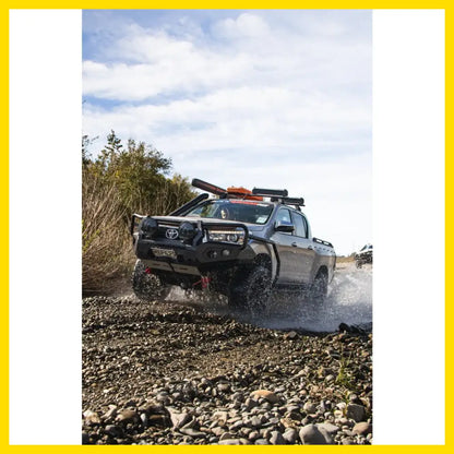 Rockarmor Gt Hoop Steel Bullbar - Toyota Hilux N80 2015 -2020 - Winch Bar
