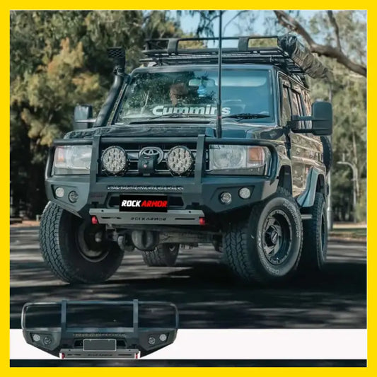 Rockarmor Gt Hoop Steel Bullbar - Toyota Landcruiser 76,78,79