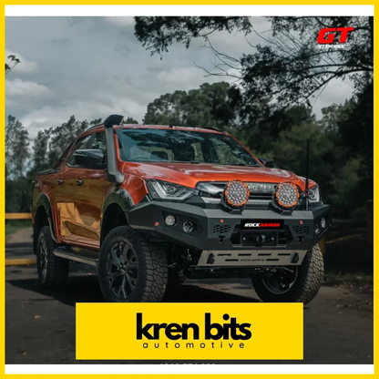 Rockarmor Gt Hoopless Bullbar Frontal Combo Pack - Isuzu Dmax 08/2020-2024 Winch Bar Combo