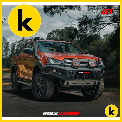 Rockarmor Gt Hoopless Bullbar Frontal Combo Pack - Isuzu Dmax 08/2020-2024 Winch Bar Combo