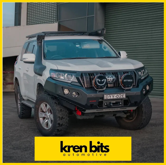 Rockarmor Gt Hoopless Bullbar Frontal Combo To Suit Toyota Prado 150 Series 2018 + Winch Bar Combo