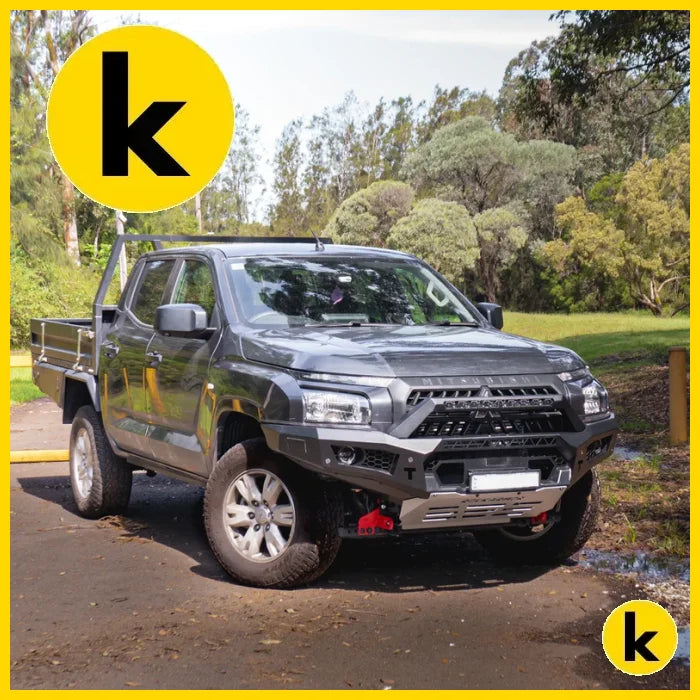 Rockarmor Gt Hoopless Bullbar - Mitsubishi Mv Triton 2024 + Winch Bar