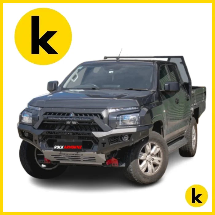 Rockarmor Gt Hoopless Bullbar - Mitsubishi Mv Triton 2024 + Winch Bar