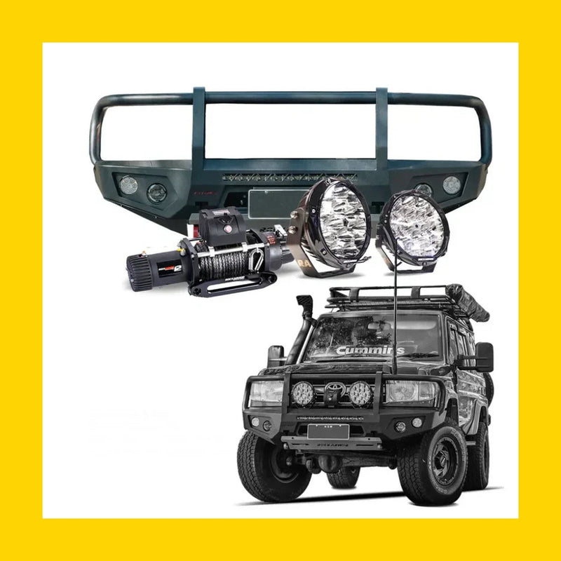 Rockarmor GT Hoopless Steel Bullbar Combo Package -