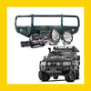 Rockarmor Gt Hoopless Steel Bullbar Combo Package - Toyota 79 03/2007 - 11/2023 (Full Bar Replacement) - Winch