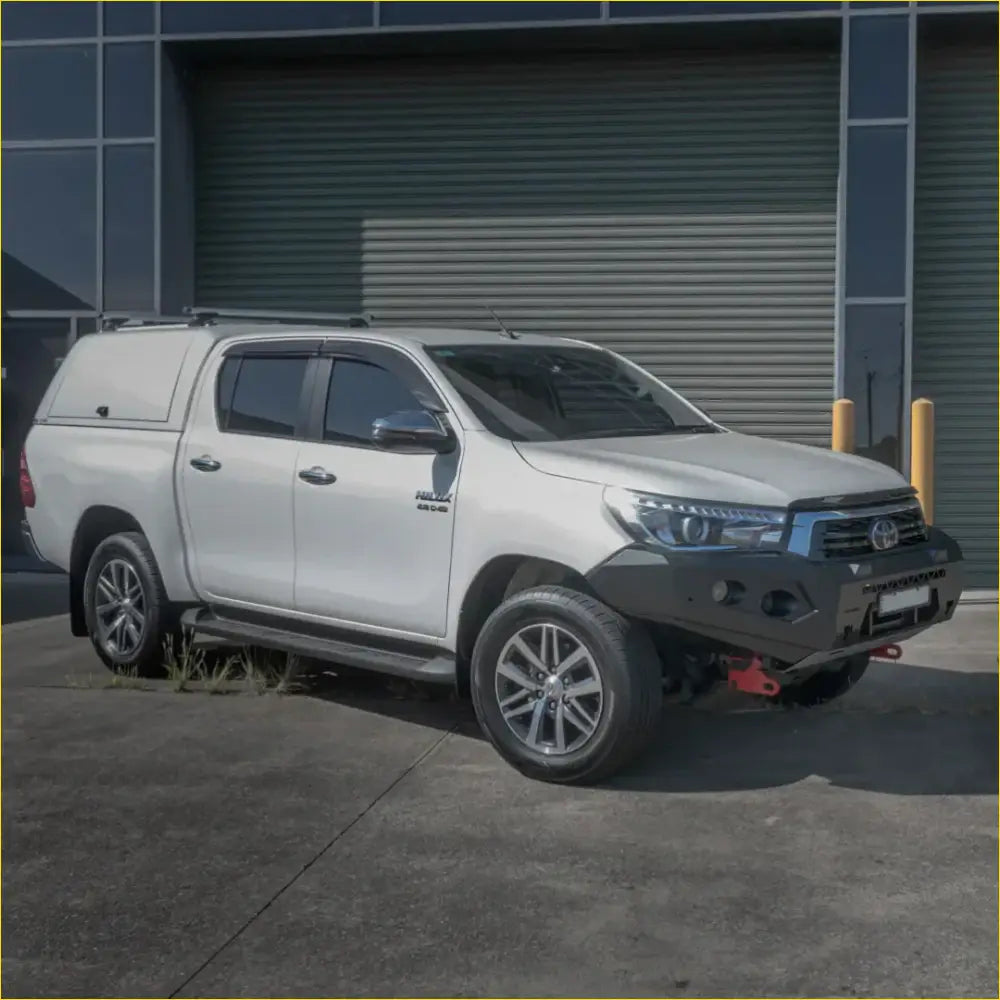 Rockarmor Gt Hoopless Steel Bullbar Combo - Toyota Hilux N80 - Winch Bar