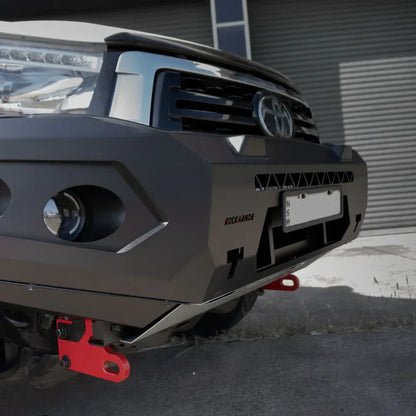 Rockarmor Gt Hoopless Steel Bullbar Combo - Toyota Hilux N80 - Winch Bar