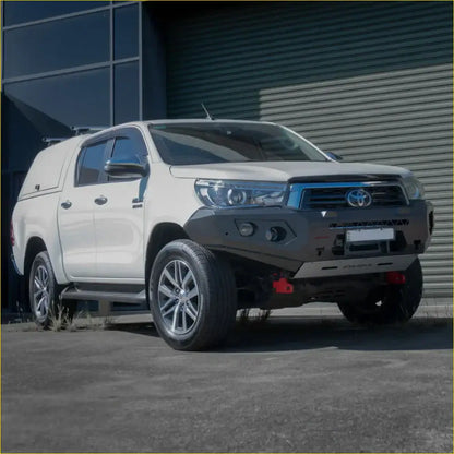 Rockarmor Gt Hoopless Steel Bullbar Combo - Toyota Hilux N80 - Winch Bar