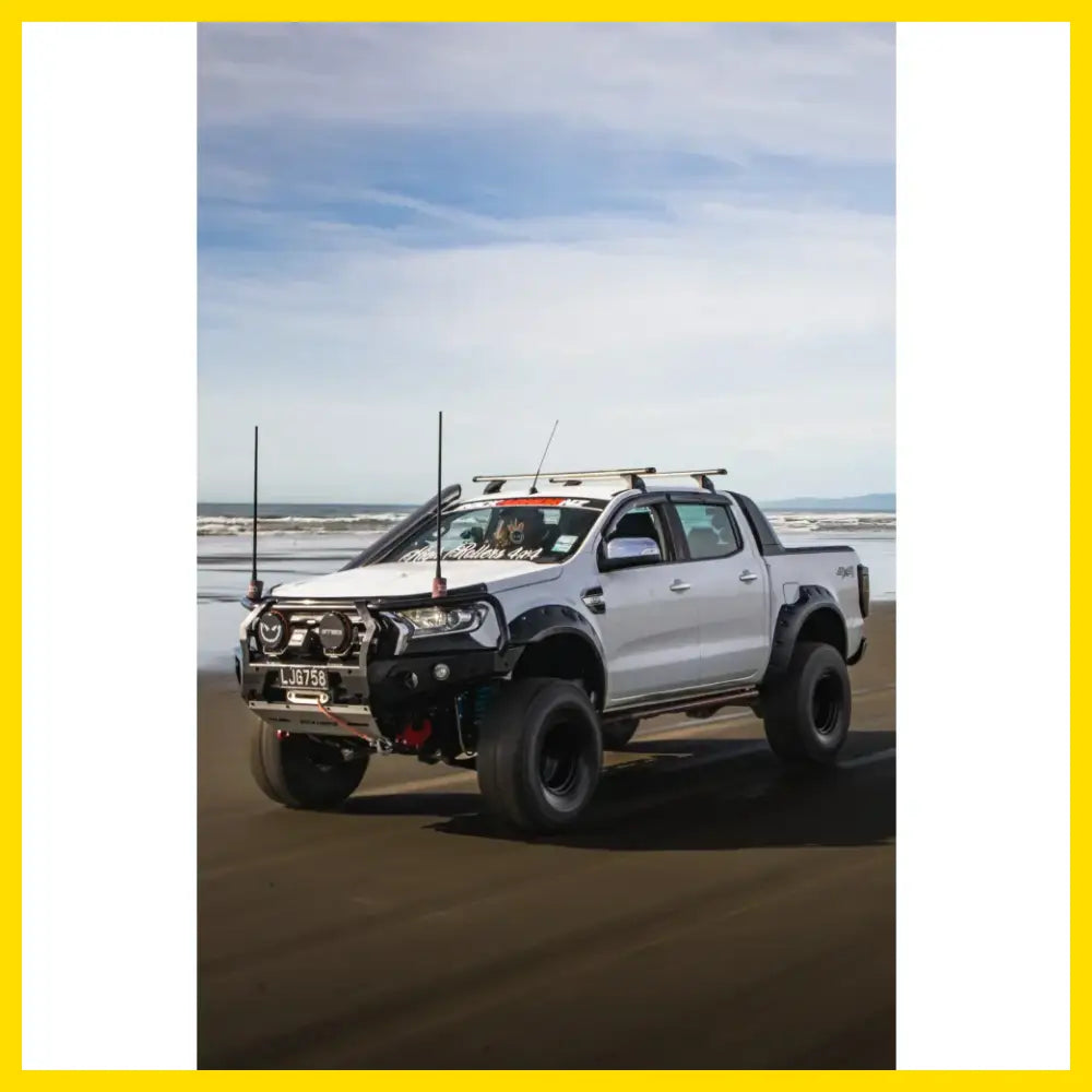 Rockarmor GT Steel Hoop Bullbar - Ford Ranger PX2 & 3 (Full Bar - Winch