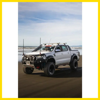 Rockarmor GT Steel Hoop Bullbar - Ford Ranger PX2 & 3 (Full Bar - Winch