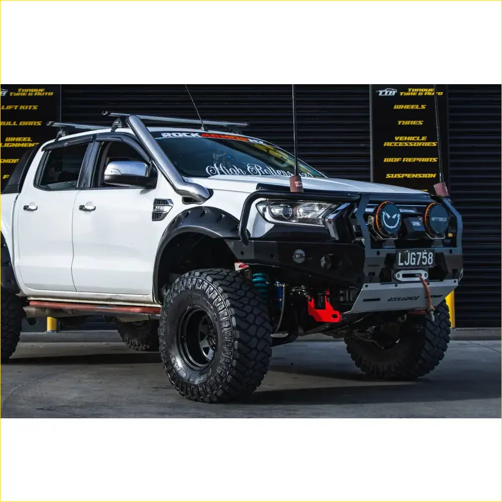 Rockarmor GT Steel Hoop Bullbar - Ford Ranger PX2 & 3 - Winch Bar
