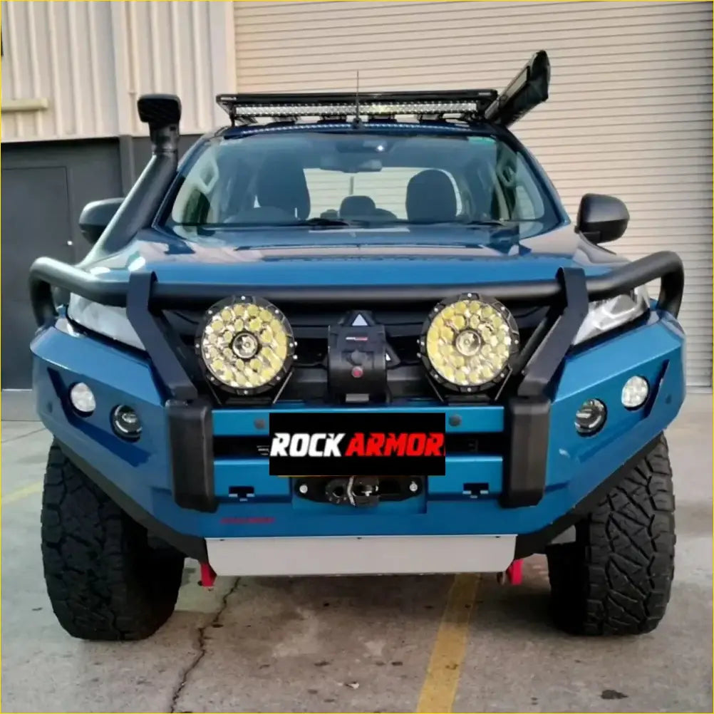 Rockarmor Gt Steel Hoop Bullbar - Mitsubishi Mr Triton (Full Bar - Winch