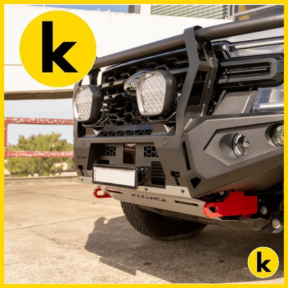 Rockarmor Gt Steel Hoop Bullbar - Next Gen Ford Everest Winch Bar