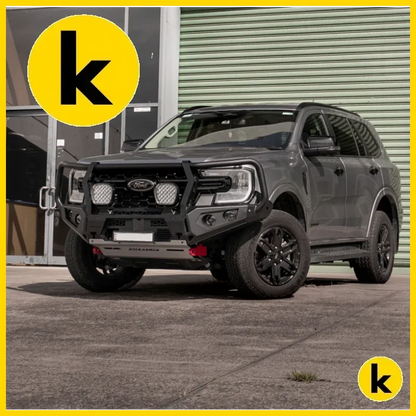 Rockarmor Gt Steel Hoop Bullbar - Next Gen Ford Everest Winch Bar