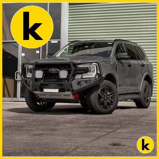 Rockarmor Gt Steel Hoop Bullbar - Next Gen Ford Everest Winch Bar