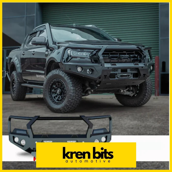 Rockarmor Gt Steel Hoop Bullbar To Suit Ford Ranger Px1 2 & 3 (Wildtrack)(Full Bar Replacement)