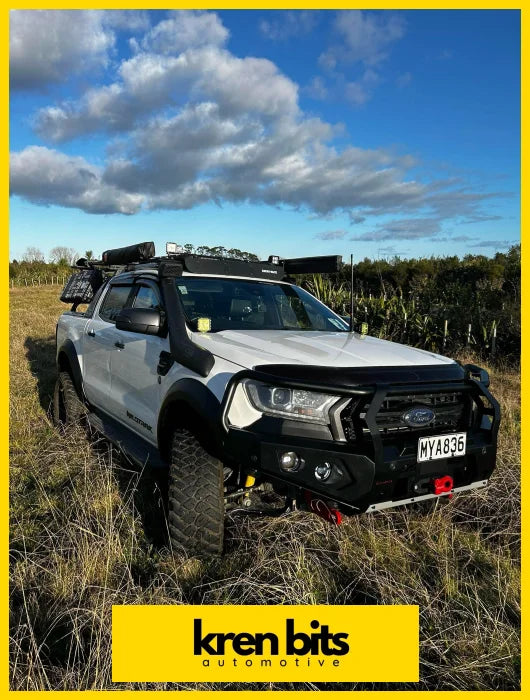 Rockarmor Gt Steel Hoop Bullbar To Suit Ford Ranger Px1 2 & 3 (Wildtrack)(Full Bar Replacement)