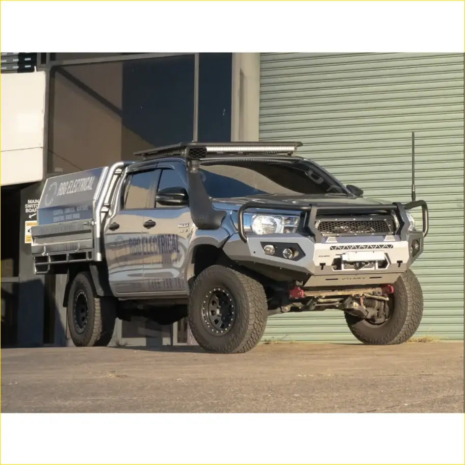 Rockarmor Gt Steel Hoop Bullbar To Suit Toyota Sr Hilux 2020-2025 - Winch Bar