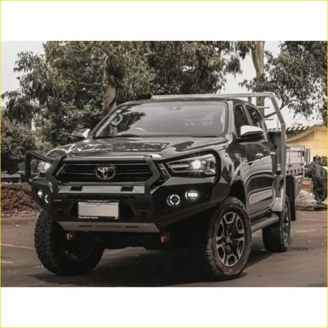 Rockarmor Gt Steel Hoop Bullbar To Suit Toyota Sr Hilux 2020-2025 - Winch Bar