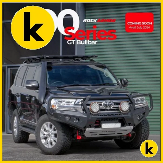 Rockarmor Gt Steel Hoop Steel Bullbar - Toyota 200 2015 + Winch Bar