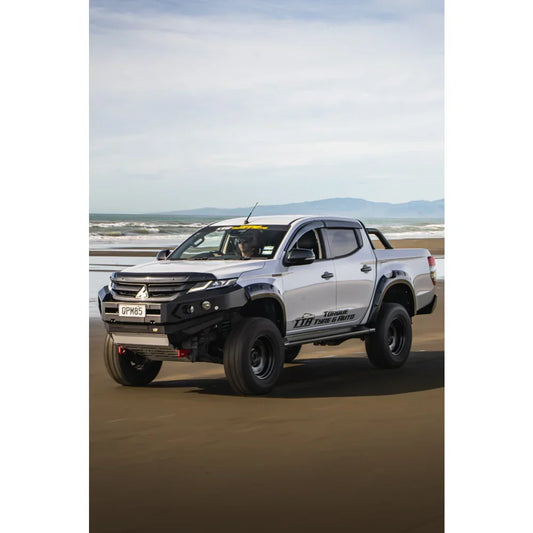Rockarmor Gt Steel Hoopless Bullbar - Mitsubishi Triton Mr (Full Bar - Winch