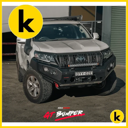 Rockarmor Gt Steel Hoopless Bullbar - Toyota Prado 150 11/2017-Current Winch Bar