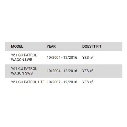 Rockarmor Premium Bullbar Frontal Combo To Suit Nissan Patrol Gu4 - Winch Bar