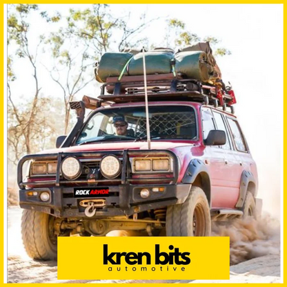 Rockarmor Premium Bullbar Frontal Combo To Suit Toyota Landcruiser 80 1990-1997 Winch Bar Combo