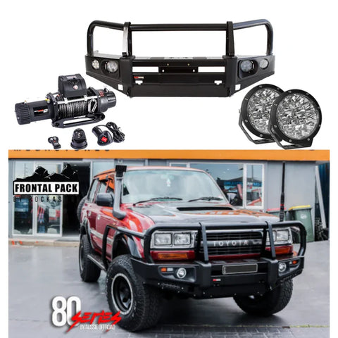 Rockarmor Premium Bullbar Frontal Combo To Suit Toyota
