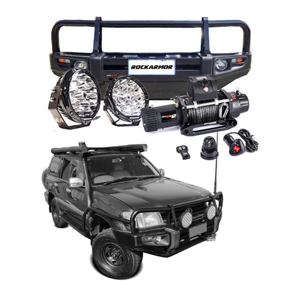 Rockarmor Premium Bullbar Frontal Combo To Suit Toyota Landcruiser - Winch Bar